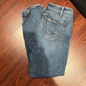 Silver Boyfriend Jeans size 32/29